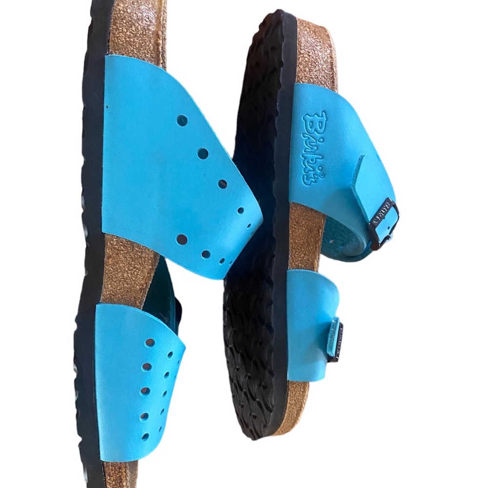 Birkenstock Birki's Blue Sandals Size Women's 10 - Picture 4 of 5